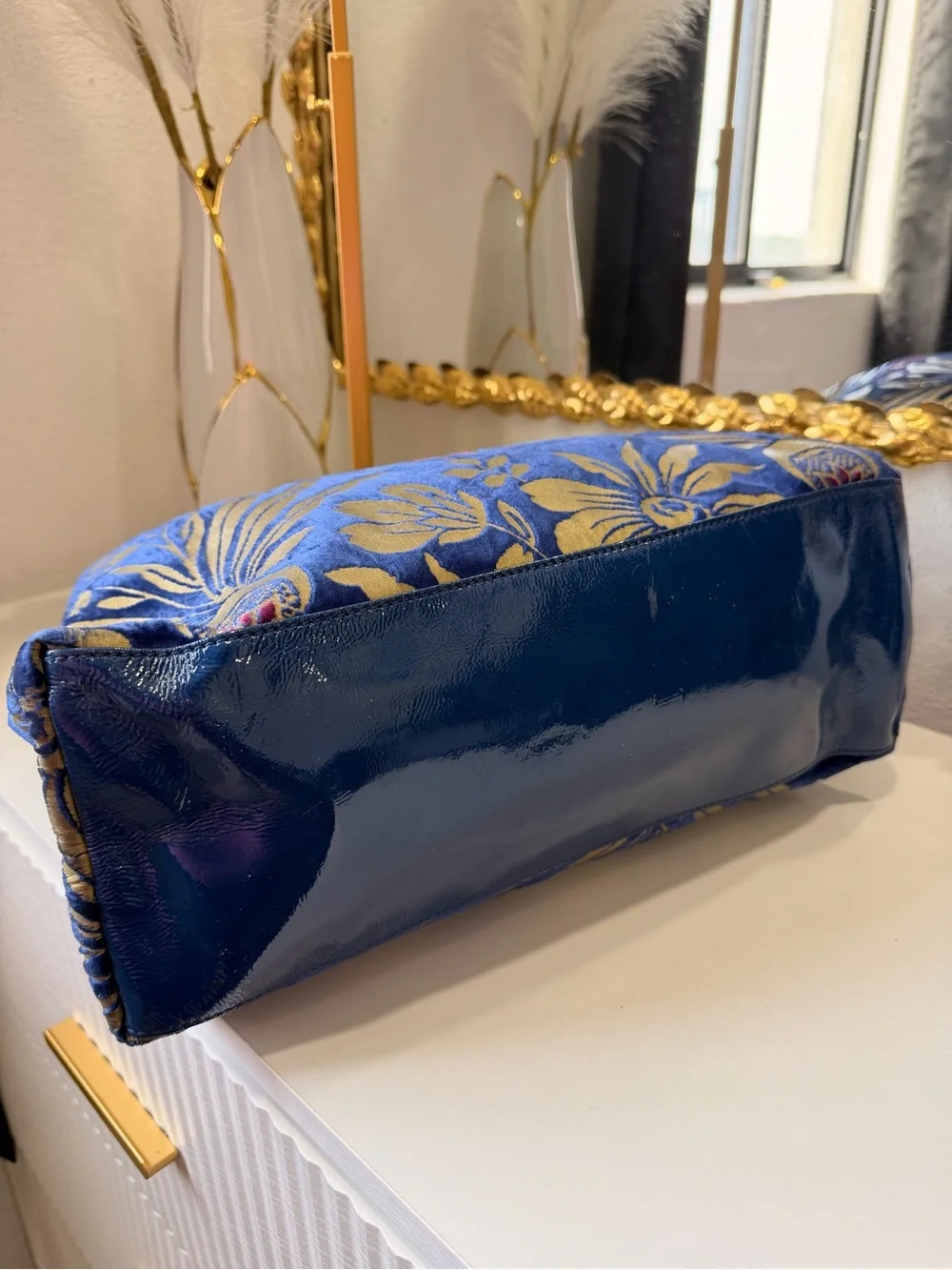 Tory Burch navy tote